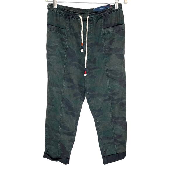 NWT Sundry Camo Utility Trousers Cargo Straight Leg Pants Drawstring Sz 3 Large - Picture 3 of 16